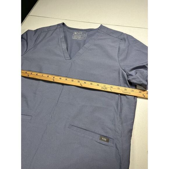 Figs Techincal Collection V-Neck Short Sleeve Scrub Top Womens XL - Picture 3 of 6